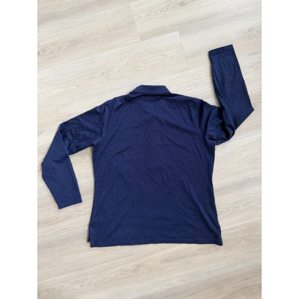 Peter Millar Polo Shirt Slim Fit Blue Men XL Cotton Blend Moisture Wicking - Picture 8 of 8